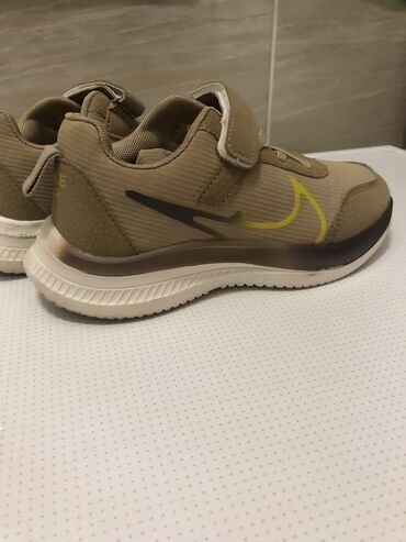 Women's Sneakers and athletic shoes: Кроссовки, 32, Nike, Б/у, цвет - Бежевый, Самовывоз — 6