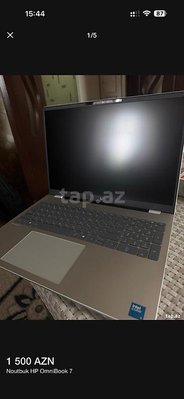 Ноутбуки и аксессуары: HP OmniBook 7 16” Intel Core 5 / 24GB RAM TƏCİLİ! Noutbuk hədiyyə — 4