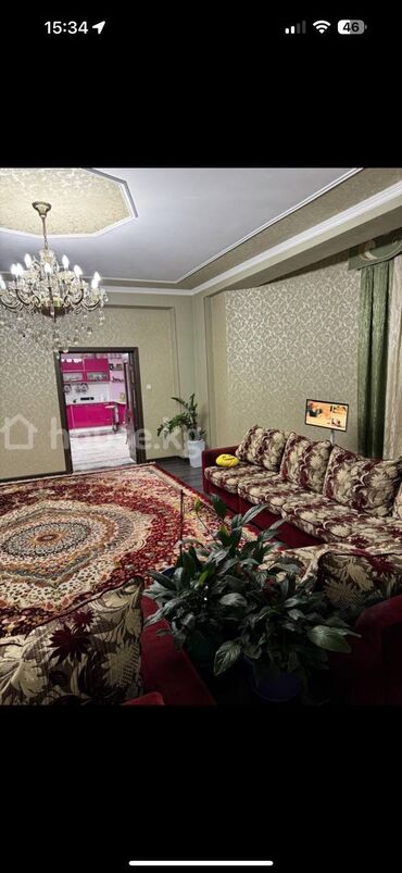 сдаётся квартира рядом рынок дордой: 4 комнаты, 165 м², Элитка, 5 этаж, Евроремонт