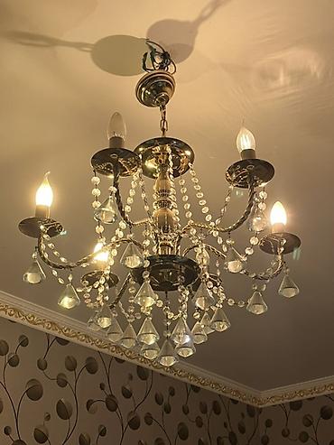 lustur alti fiqurlar: Çılçıraq, 6 lampa, Metal — 2