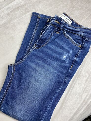джинсы 29: Джинсы и брюки, цвет - Синий, Б/у