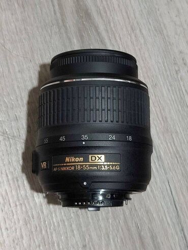 Fotokameralar: Nikon üçün linza 18-55 heç bir problemi yoxdur. nikkor lens linza