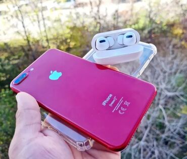 Apple iPhone: IPhone 8 Plus, Б/у, 256 ГБ, Красный, Наушники, Зарядное устройство, Защитное стекло, 100 % — 5