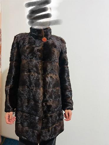 Шубы: Шуба, Норка, По колено, M — 3