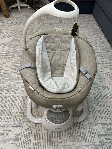 мягкий кресло мешок: Электронные качели-шезлонг Graco в бежевом цвете предназначены для