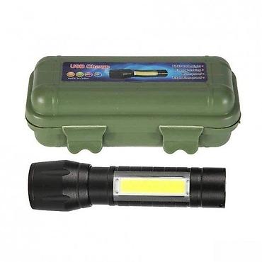 autima: Mini LED baterijska lampa 200m NOVO. Punjiva LED baterijska lampa — 1