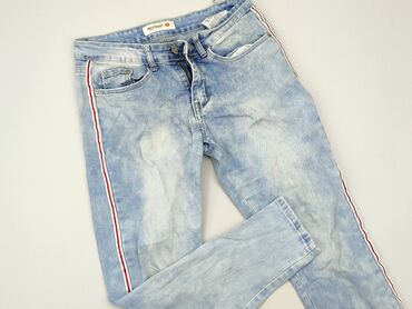 straight blue jeans: Jeansy, S, stan - Dobry