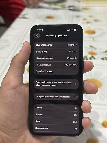 чехол редми 13 с: IPhone 13, Б/у, 128 ГБ, Midnight, Чехол, 75 % — 2