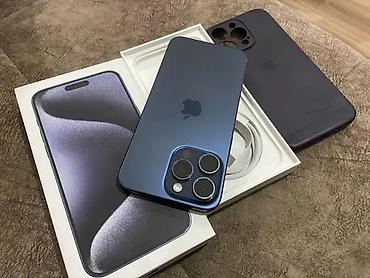 iphone mağaza: IPhone 15 Pro, 256 GB, Blue Titanium, Face ID, Sənədlərlə, Barmaq izi — 2