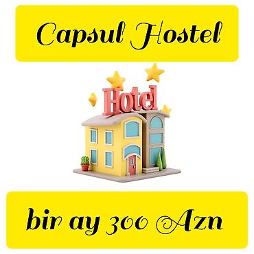 binə əmlak: EM Hostel Baku 6 nəferlik ekonom otaqda bir yataq cəmi 6 Azn. Tek — 3