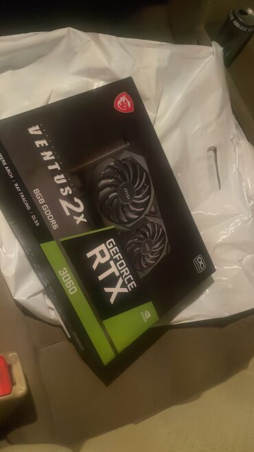 kompüter keys: Videokart MSI GeForce RTX 3060, 8 GB, Yeni