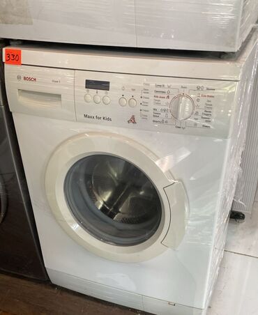 Ventilyatorlar: Paltaryuyan maşın Bosch, 6 kq, İşlənmiş, Avtomat