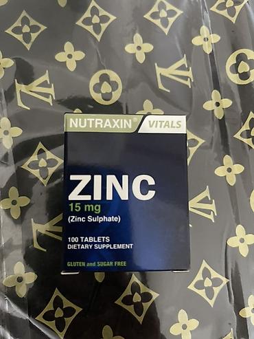 оксид цинка: Nutraxin Vitals ZINC 15 mg — пищевая добавка с сульфатом цинка — 2