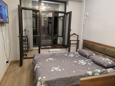 кв бишкек сутки: 1 комната, Душевая кабина, Постельное белье, Кондиционер