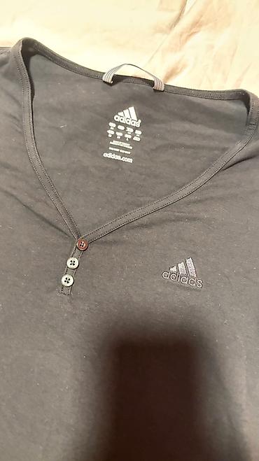 baletanke devojcice: Crno-siva Adidas majica, pamuk, vel M — 3