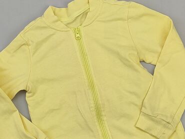 czerwony krótki sweterek: Sweatshirt, 3-4 years, 98-104 cm, condition - Good