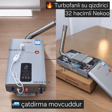 Ütülər və buxarlayıcılar: Turbofanlı su qızdırıcı – 32 kW - Markalar: Nekoо / Bosston / ALEV