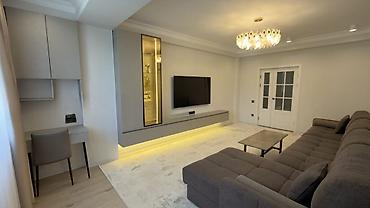 2 комнаты, 77 м², Асанбай мкр Элитка, 2 этаж, Дизайнерский ремонт