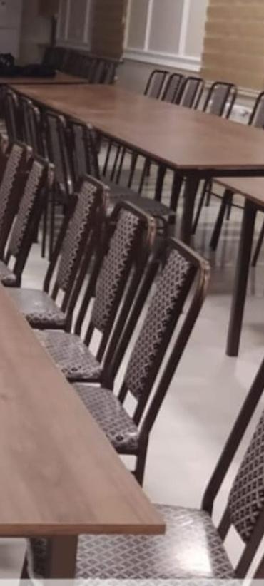 kafe stul: Metall karkaslı yemək otağı/stolüstü stulları - Material: qalın — 9