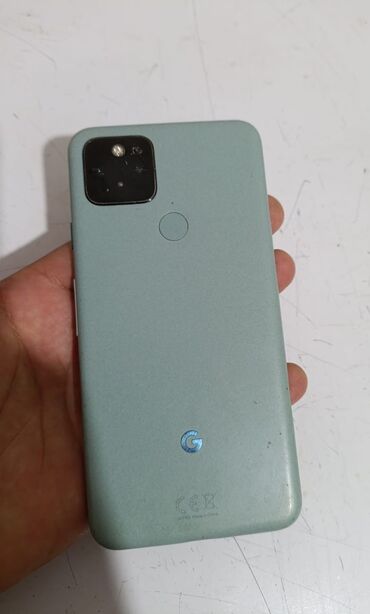 скупка бытовой техники: Google Pixel 5, Б/у, 128 ГБ, цвет - Зеленый, eSIM