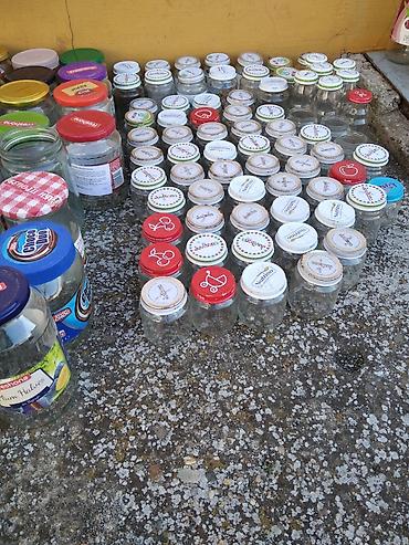 Ostalo posuđe: Razne tegle, teglice, false, flasice-razlicite gramaze. Sve cisto I sa — 4