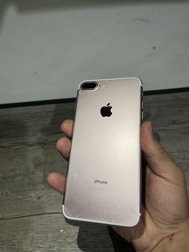 нарын телефоны: IPhone 7 Plus, Колдонулган, 128 ГБ, Rose Gold, Каптама, 100 %