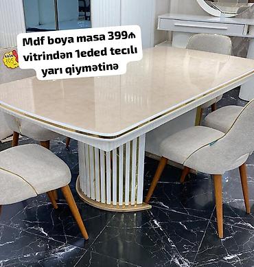 hamam dizaynlari: MDF boya masa – vitrin nümunəsi - Material: yüksək keyfiyyətli MDF — 1
