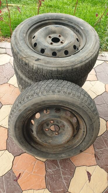 цепь для колес бишкек: Колеса в сборе 185 / 70 / R 14, Зима, Б/у, Комплект, Легковые, Железные, отверстий - 4