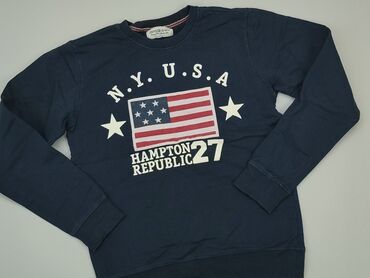 krótki granatowy sweterek: Bluza, Hampton Republic 27, 14 lat, 158-164 cm, stan - Bardzo dobry