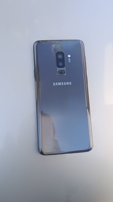 телефон кнопачный: Samsung Galaxy S9 Plus, Б/у, цвет - Серый