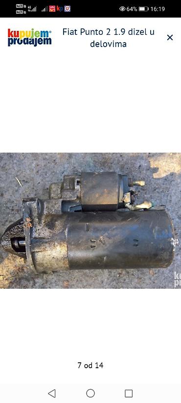 Ostalo: Fiat Punto II 1.9 JTD/dizel – u delovima Raspoloživi originalni — 7