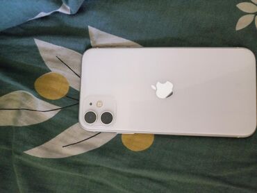 телефон вйфон: IPhone 11, Б/у, 128 ГБ, Белый, 73 %