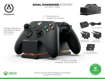 xbox wireless: Зарядное станция от POWER A для джойстика Xbox series