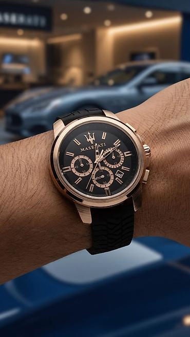 Maserati: Maserati saat. silikon kəmər. aktiv xronoqraf.batareya lalafo.az -da — 4 Maserati: Maserati saat. silikon kəmər. aktiv xronoqraf.batareya — 4