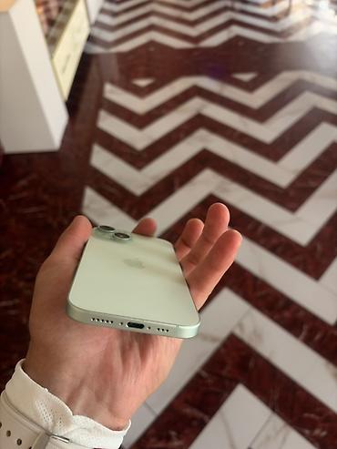 iphone cable: IPhone 15, цвет Mint (светло‑зеленый) - Экран 6.1" Super Retina XDR с — 1