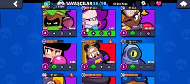 İT, komputerlər, əlaqə: Brawl Stars hesabı – detallı oyun profili Ümumi: - Profil adı — 5