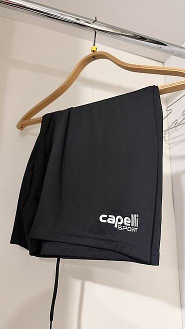 dsx çevik forma: Capelli Sport idman şortu - Rəng: qara - Brend loqosu: “capelli — 1