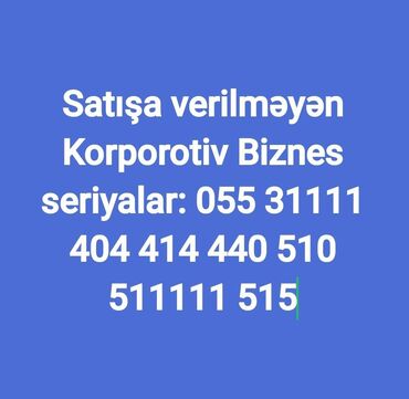 SİM-kartlar: Nömrə: ( 055 ) ( 2994144 ), Yeni — 23