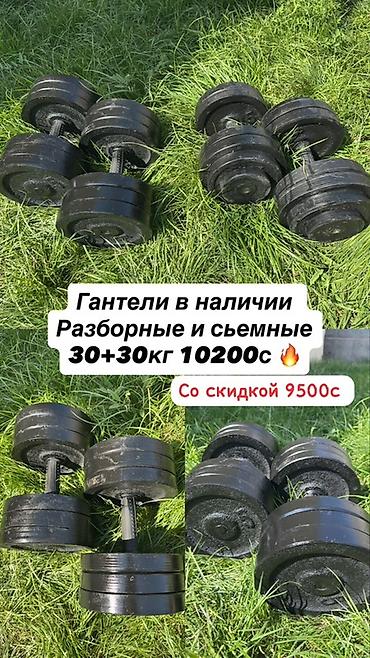 Гантели: Разборные гантели с наборными блинами - Тип: разборные и съёмные - — 1