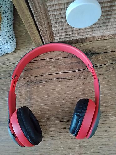 philips musiqi: Qulaqlıq – simsiz/BT over-ear model - Rəng: qırmızı-boz - Üstündə — 3