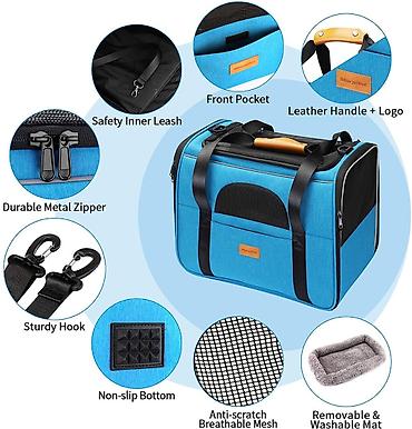 razne životinje: Torba-transporter za kućne ljubimce (do 7 kg) - Dimenzije: 44 × 31 × — 2