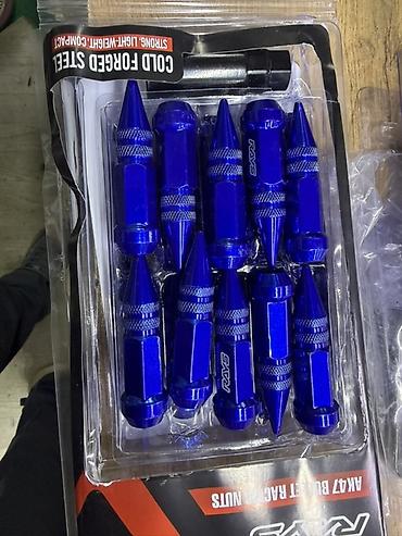 Гайки: Набор декоративных гаек для колес RAYS AKL47 Bullet Racing Nuts - — 1