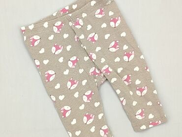 legginsy prążkowane dziecięce: Legginsy, 0-3 miesięcy, stan - Dobry