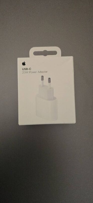 пусковое зарядное устройство: Адаптер питания Apple USB-C 20W оригинал новый, не вскрытый
