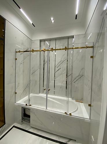 Душевые перегородки и ограждения: Принимаем на заказ: зеркальные панно любой сложности и дизайна зеркала — 17