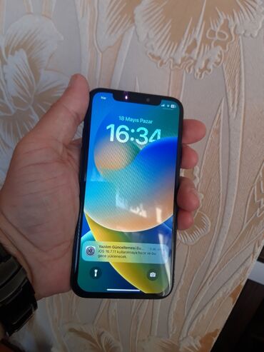 Apple iPhone: IPhone X, 256 GB, Qara, Face ID