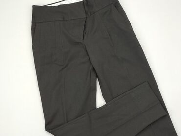 białe dzianinowe spodnie: Material trousers, Topshop, S (EU 36), condition - Very good