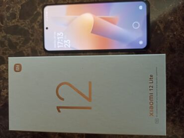 telefon krediti: Xiaomi Mi 12 Lite, 256 ГБ, цвет - Серый, 
 Отпечаток пальца, Две SIM карты, Face ID