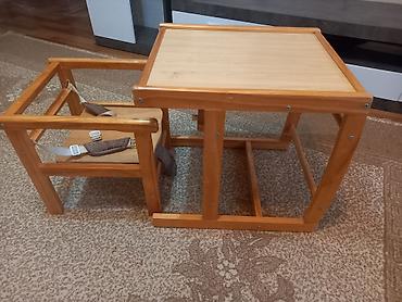 детская мебель ikea: Детский комплект (столик +стульчик), б/у, отличное состояние — 2