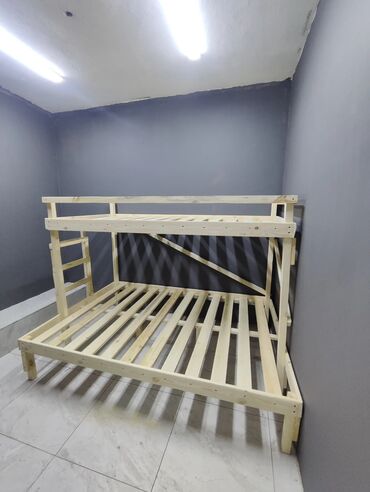 Односпальные кровати: Кровать.Новые из Российской сосны кровать жаны карагайдан жасайбыз — 19